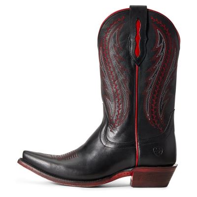 Ariat Tailgate Siyah / Kırmızı Western Csizma Bayan (37929-335)